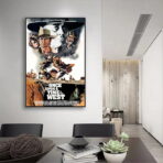 cartel de la pelicula erase una vez en el oeste