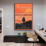 cartel de pelicula interestelar