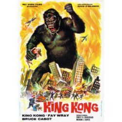 cartel de pelicula king kong 1933