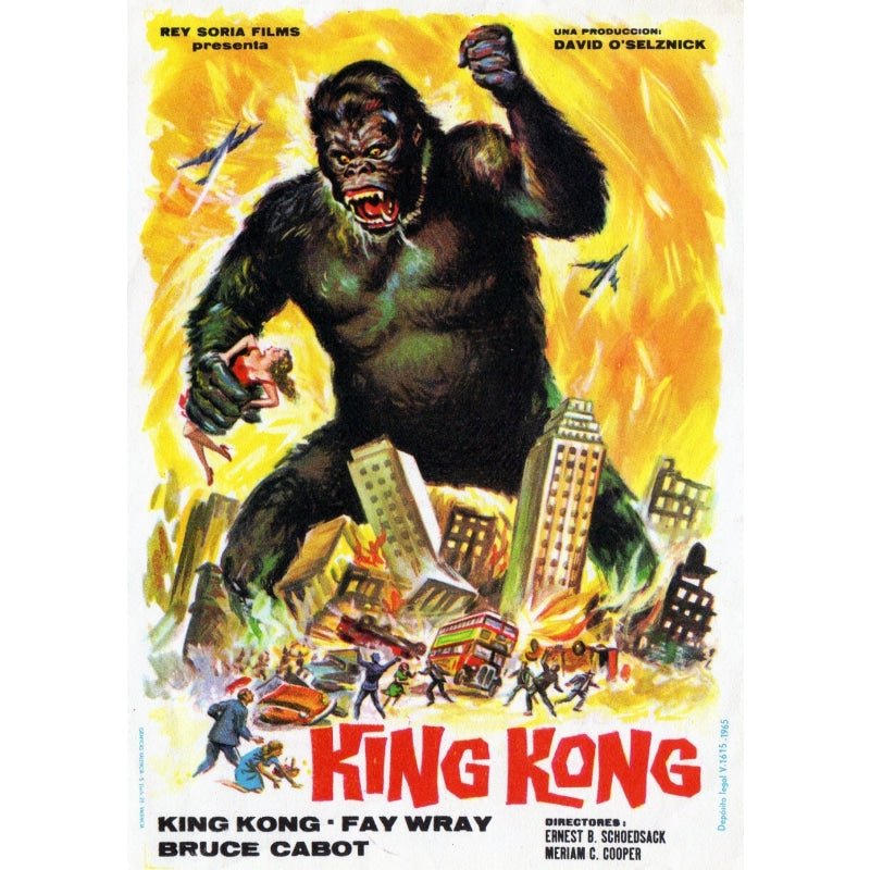 cartel de pelicula king kong 1933 cartel de pelicula king kong 1933