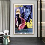 cartel pelicula la dolce vita