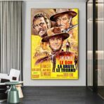cartel de pelicula el bueno el malo y el feo