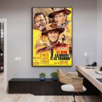 cartel de pelicula el bueno el malo y el feo