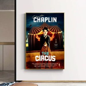 cartel pelicula el circo charlie chaplin