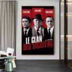 cartel de pelicula el clan de los sicilianos