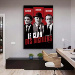 cartel de pelicula el clan de los sicilianos