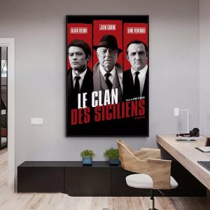 cartel de pelicula el clan de los sicilianos