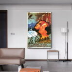 cartel vintage quemo el cuervo