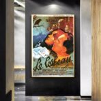 cartel vintage quemo el cuervo