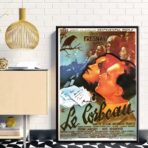 cartel vintage quemo el cuervo