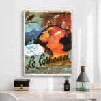 cartel vintage quemo el cuervo