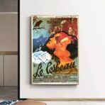 cartel vintage quemo el cuervo
