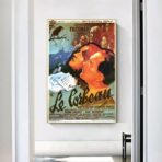 cartel vintage quemo el cuervo