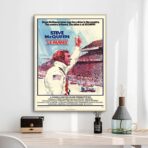 cartel pelicula le mans steve mcqueen