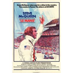 cartel pelicula le mans steve mcqueen