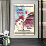 cartel pelicula le mans steve mcqueen