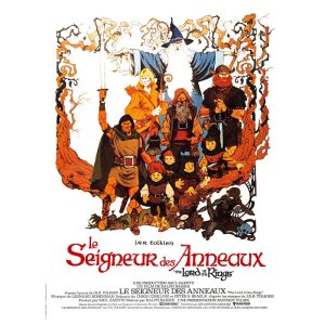 cartel de la pelicula el senor de los anillos