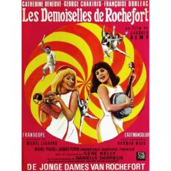 cartel pelicula les demoiselles de rochefort