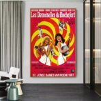 cartel pelicula les demoiselles de rochefort