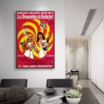cartel pelicula les demoiselles de rochefort