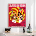 cartel pelicula les demoiselles de rochefort