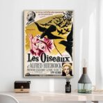 cartel pelicula los pajaros hitchcock