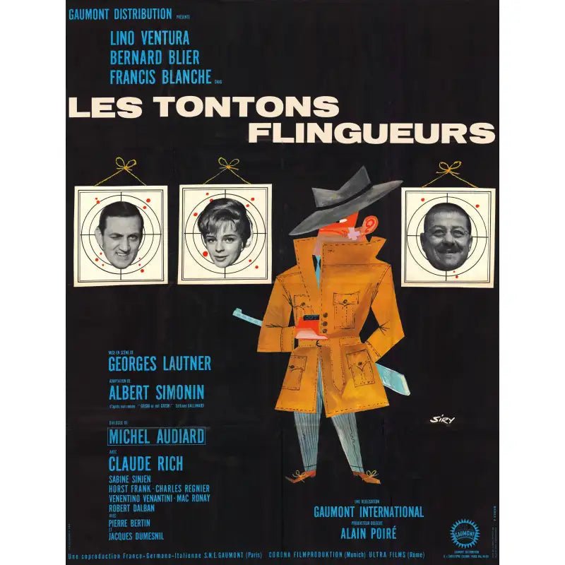 cartel pelicula les tontons flingeurs cartel pelicula les tontons flingeurs