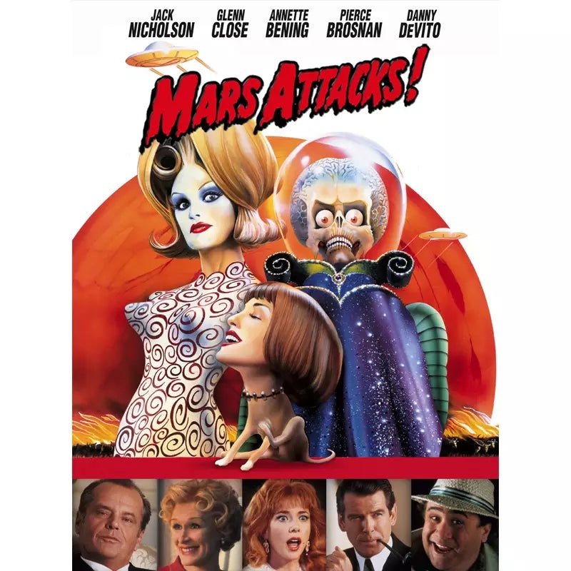 cartel pelicula ataques a marte cartel pelicula ataques a marte