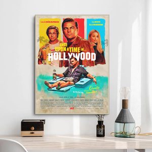 cartel de la pelicula erase una vez en hollywood