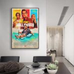 cartel de la pelicula erase una vez en hollywood