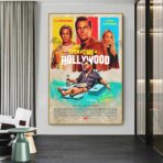 cartel de la pelicula erase una vez en hollywood