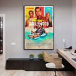 cartel de la pelicula erase una vez en hollywood