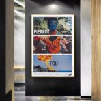 cartel pelicula pierrot le fou