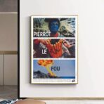 cartel pelicula pierrot le fou