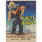 cartel pelicula planeta prohibido