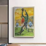 cartel de futbol vintage 2