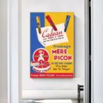 cartel de queso vintage 1