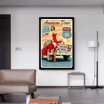 cartel de garaje vintage