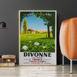 cartel de golf vintage 2