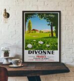 cartel de golf vintage 2