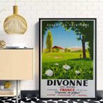 cartel de golf vintage 2