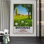 cartel de golf vintage 2