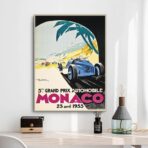 cartel gran premio de monaco 1933