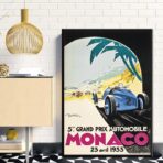 cartel gran premio de monaco 1933