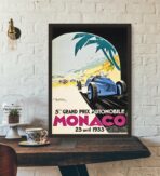 cartel gran premio de monaco 1933