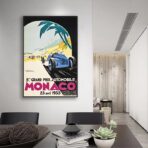 cartel gran premio de monaco 1933