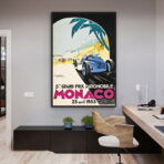 cartel gran premio de monaco 1933