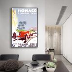cartel gran prix monaco vintage
