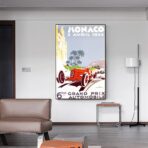 cartel gran prix monaco vintage