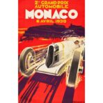 cartel gran premio de monaco